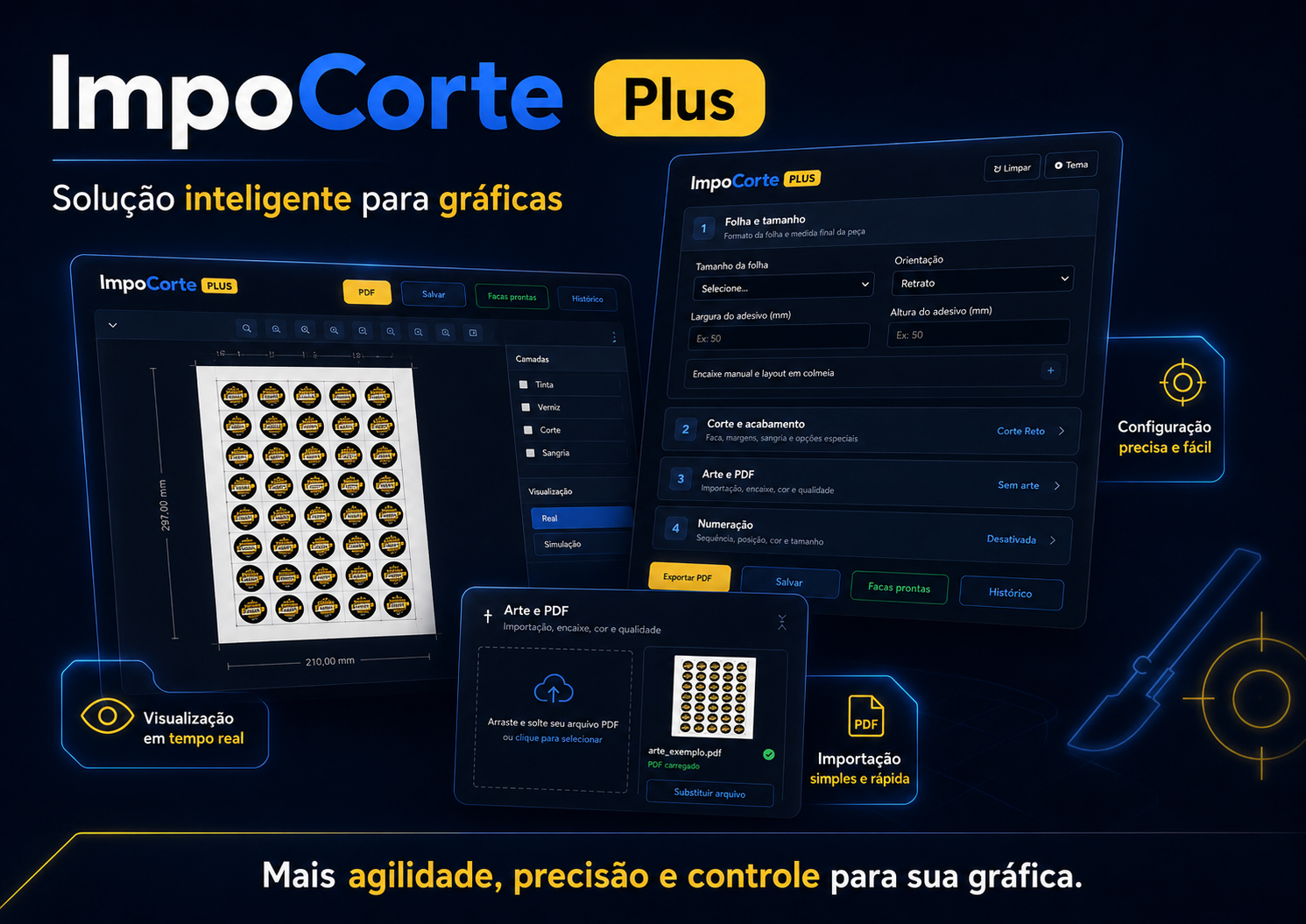 Apresentação do sistema ImpoCorte para gráficas